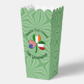 Italiaanse Ierse Amerikaanse Shamrock gepersonalis Bedankdoosjes (Achterkant)