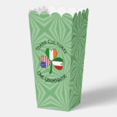 Italiaanse Ierse Amerikaanse Shamrock gepersonalis Bedankdoosjes (Voorkant)