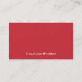 Italiaanse ijsverkoper of winkel met vlag visitekaartje (Achterkant)