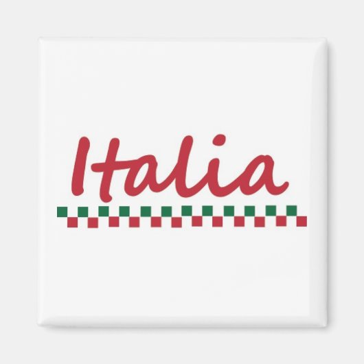 Italiaanse "Italia" magneet (Voorkant)
