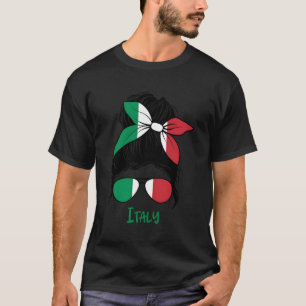 Italiaanse Italiaanse Italiaanse vlag T-shirt
