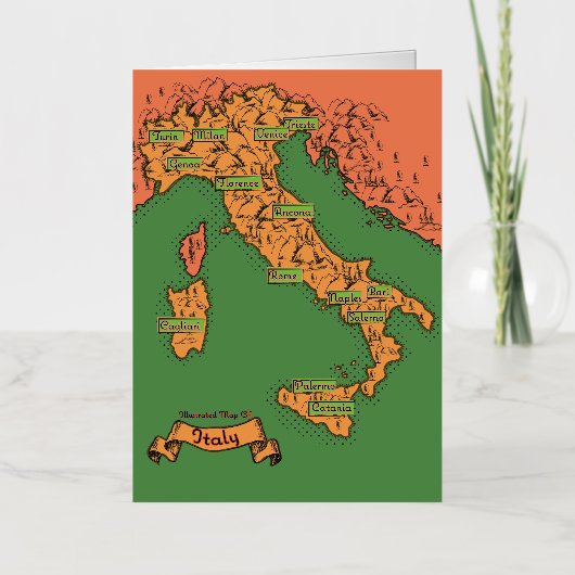  Italiaanse kaart (Voorkant)