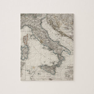 Italiaanse kaart bij Stieler Legpuzzel