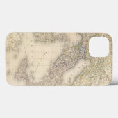 Italiaanse kaart Case-Mate iPhone case (Achterkant (horizontaal))