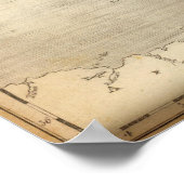 Italiaanse kaart door Arrowsmith Poster (Hoek)