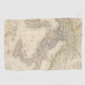 Italiaanse kaart golfhanddoek (Horizontaal)