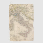 Italiaanse kaart golfhanddoek (Voorkant)