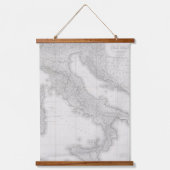 Italiaanse kaart hangend wandkleed (Voorkant)