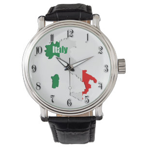 Italiaanse kaart horloge