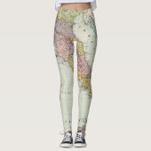 Italiaanse kaart leggings (Voorkant)