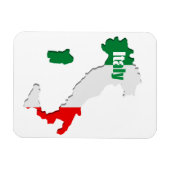 Italiaanse kaart magneet (Horizontaal)