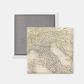 Italiaanse kaart magneet (Voorkant / Achterkant)