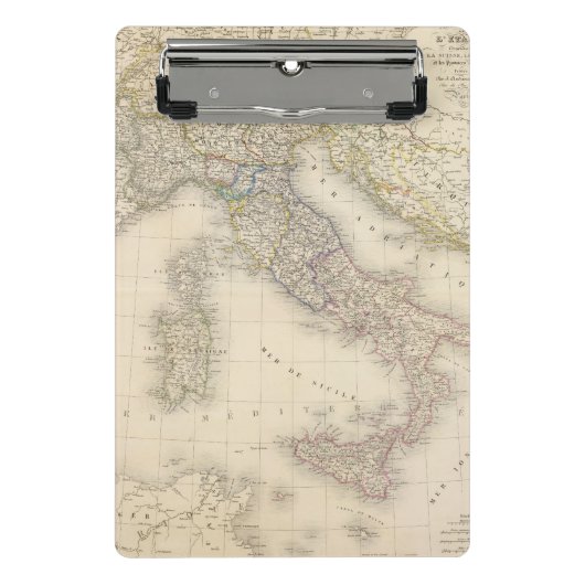 Italiaanse kaart mini klembord (Voorkant)