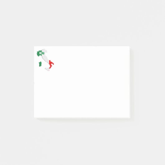 Italiaanse kaart post-it® notes (Voorkant)