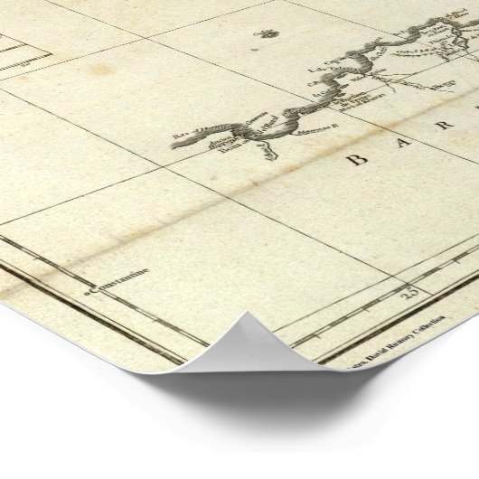 Italiaanse kaart poster (Hoek)