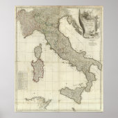 Italiaanse kaart poster (Voorkant)