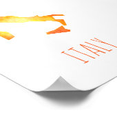 Italiaanse kaart poster (Hoek)