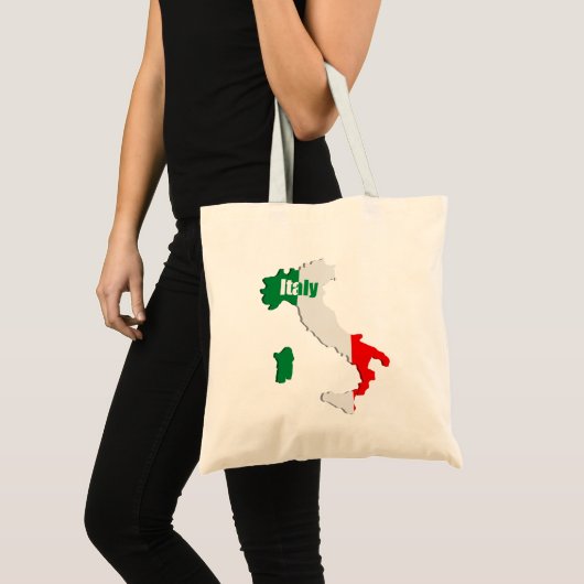 Italiaanse kaart tote bag (Voorkant (product))