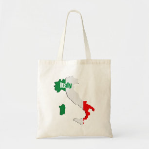 Italiaanse kaart tote bag