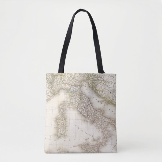 Italiaanse kaart tote bag (Voorkant)