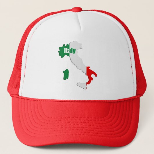 Italiaanse kaart trucker pet (Voorkant)