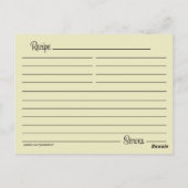 Italiaanse kaart voor olie en azijn (Achterkant)