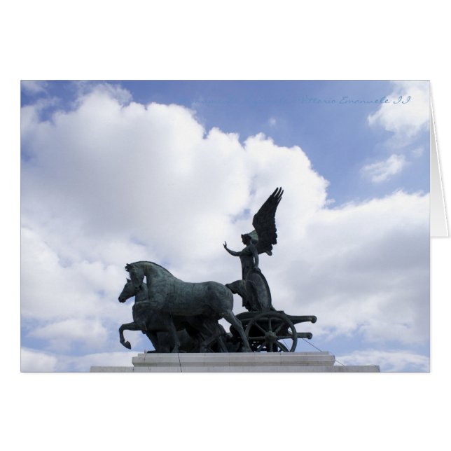 Italiaanse kaarten, monument voor Victor Emmanuel  (Voorkant Horizontaal)