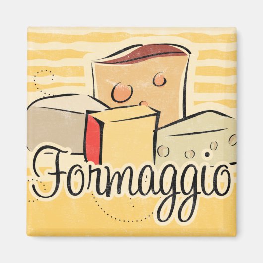 Italiaanse kaaskeukenmagneet magneet (Voorkant)