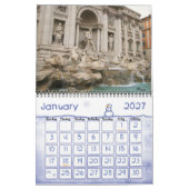 Italiaanse kalender voor fotografie (Jan 2027)
