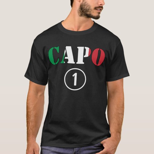 Italiaanse kamers : Capo Numero Uno T-shirt (Voorkant)