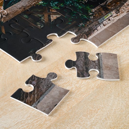 italiaanse kanaalboot legpuzzel (Zijkant)