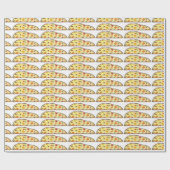 Italiaanse kerst Fruitcake Biscotti Cookie Bakkeri Cadeaupapier (Vlak)