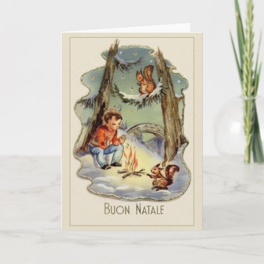  Italiaanse kerst Kaart (Voorkant)