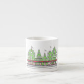 Italiaanse kerstbeker espresso kop (Voorkant)