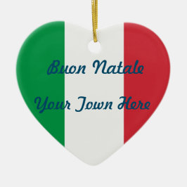 Italiaanse kerstboom keramisch ornament