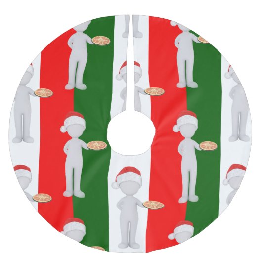italiaanse kerstboomskirt kerstboom rok (Voorkant)