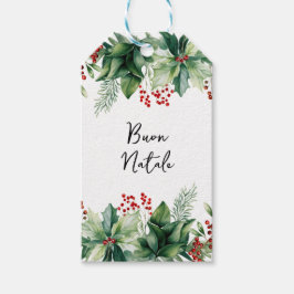 Italiaanse kerstboon Natale Cadeaulabel