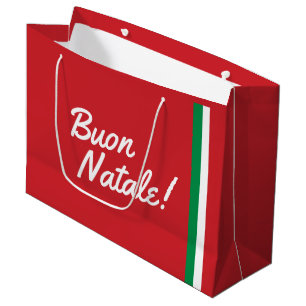 Italiaanse kerstcadeauzak groot cadeauzakje