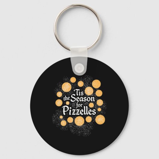 Italiaanse kerstkoekjes - Dit is het seizoen voor  Sleutelhanger (Voorkant)