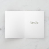 Italiaanse kerstkrans Buon Natal Feestdagen Kaart (Binnen)