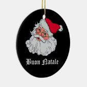 Italiaanse kerstman #2 keramisch ornament (Rechts)