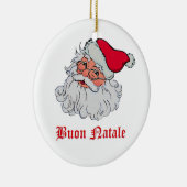 Italiaanse kerstman #2 keramisch ornament (Rechts)