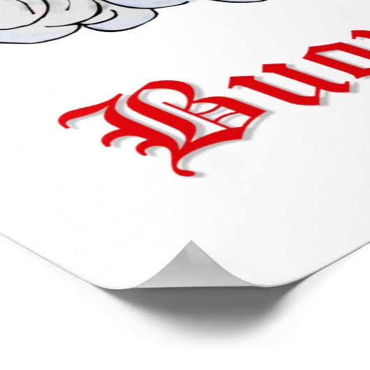 Italiaanse kerstman #2 poster (Hoek)