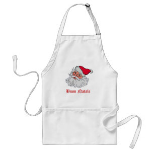 Italiaanse kerstman #2 standaard schort