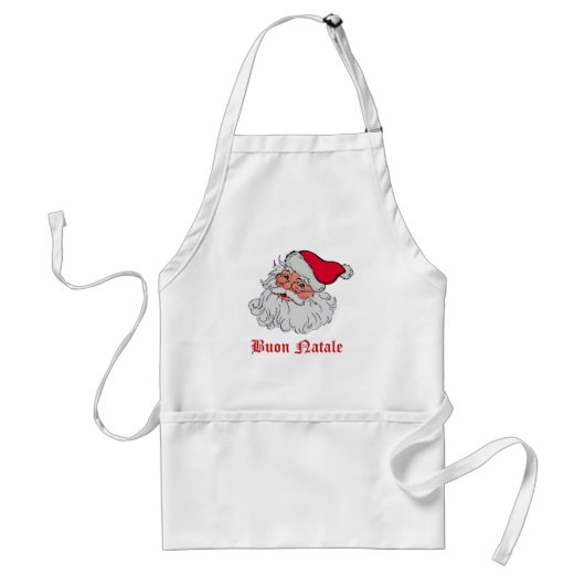Italiaanse kerstman #2 standaard schort (Voorkant)