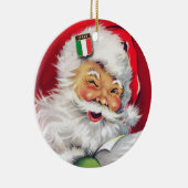 Italiaanse Kerstman, Italiaanse Kerstmis, Italië Keramisch Ornament (Rechts)