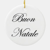 Italiaanse Kerstman, Italiaanse Kerstmis, Italië Keramisch Ornament (Achterkant)