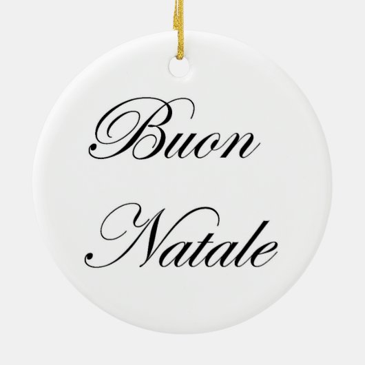 Italiaanse Kerstman, Italiaanse Kerstmis, Italië Keramisch Ornament (Achterkant)