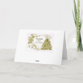 Italiaanse Kerstmis en Nieuwjaarskaart Feestdagen Kaart (Achterkant)