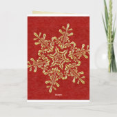 Italiaanse Kerstmis van Natale van Buon - gouden Feestdagen Kaart (Achterkant)